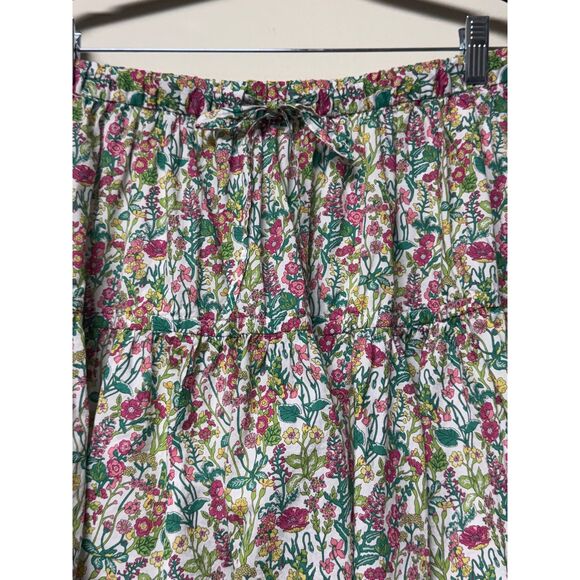 J. CREW LIBERTY OF LONDON Floral Tiered Mini Skirt, Sz M - Picture 3 of 10